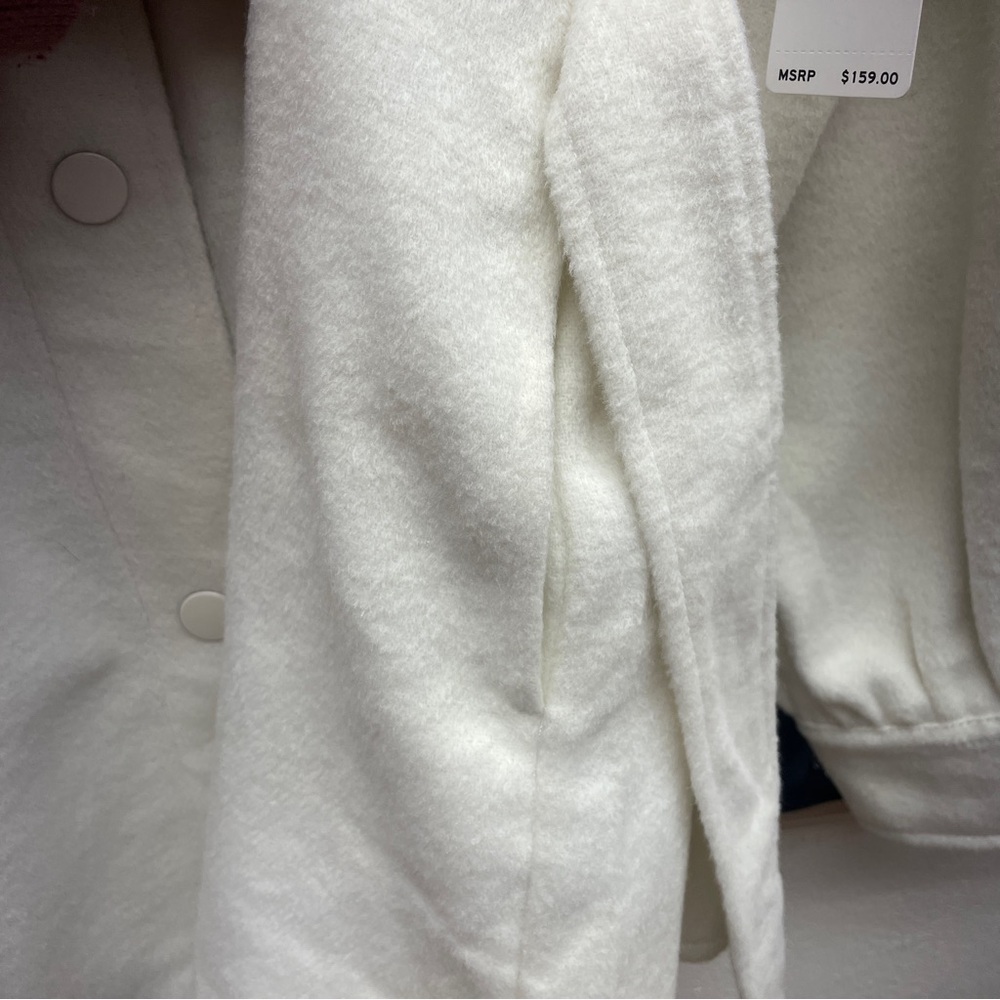 NWT Laundry By Shelli Segal Cream Snap Button Jacket Sz XL - Picture 9 of 10